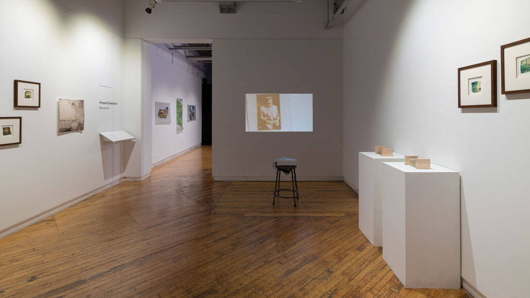 Marzieh Miri, Present elsewhere, exhibition view. Courtesy of Gallery 44
