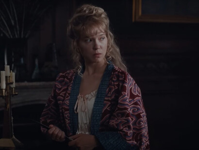 Scene from the movie "The Beast", Léa Seydoux