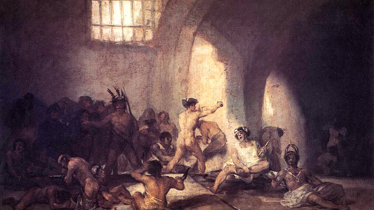 «Casa de locos», Francisco de Goya