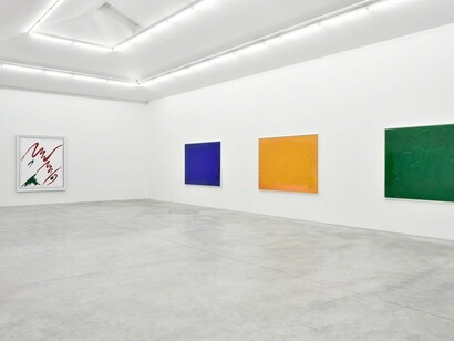 A cappella, Exhibition view. Courtesy of Almine Rech