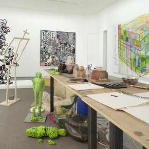 HyberDubuffet, Exhibition view. Courtesy of Galerie Nathalie Obadia 