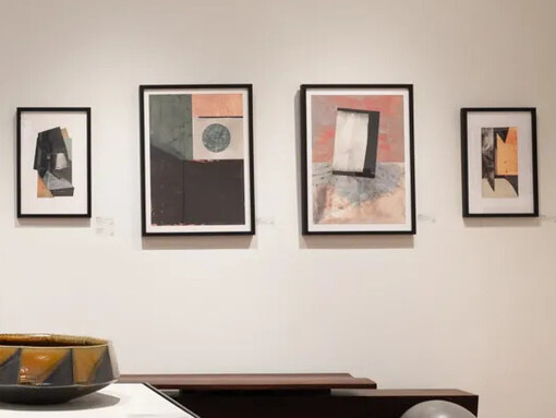 David Crane & Bill Hall with John Dodd, exhibition view. Courtesy of Momentum Gallery