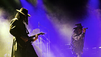 Fields of the Nephilim, en live au WGT, 12 mai 2008. Photo de Grant Mitchell