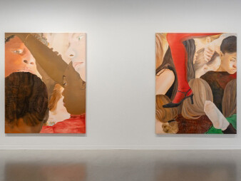 Katinka Lampe, Zacht, exhibition view. Courtesy of Galerie Ron Mandos