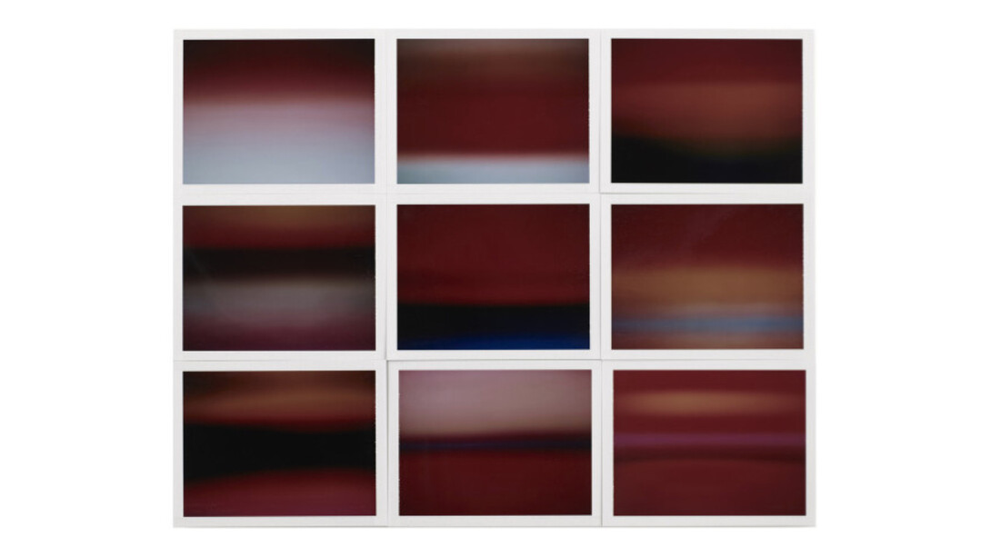 Thomas Paquet. Horizon, étude couleur #1. Courtesy Galerie Thierry Bigaignon.