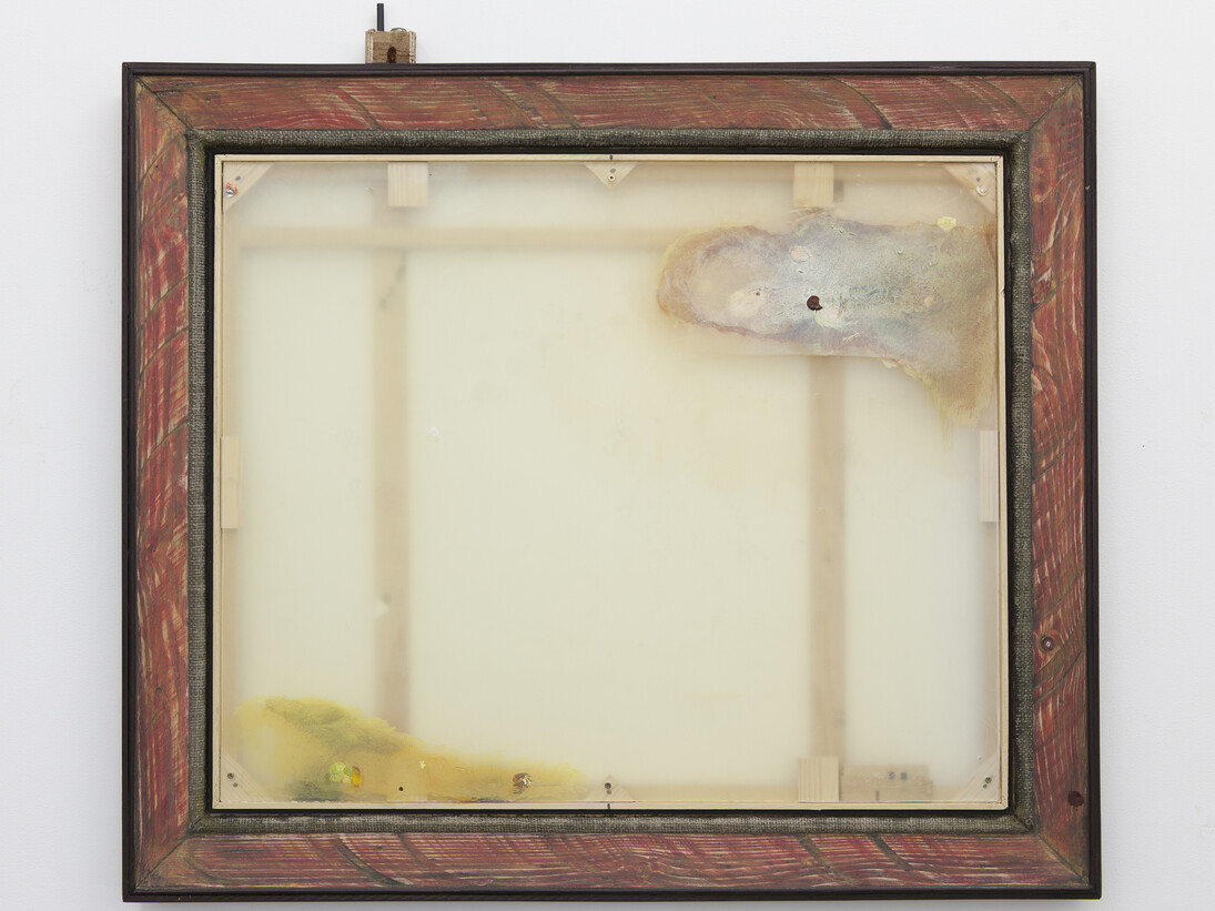 Merlin James, Old Kiln, 2012-15, Acrylic on canvas, 28.5 x 33.5 inches, 72.4 x 85.1 cm. (C) Merlin James; Courtesy of Sikkema Jenkins & Co., New York