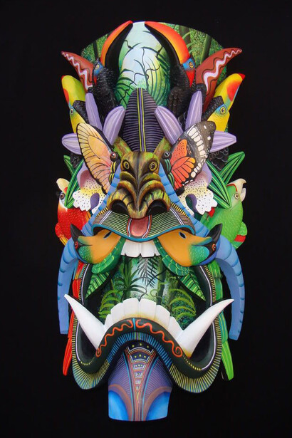 Máscara tradicional boruca