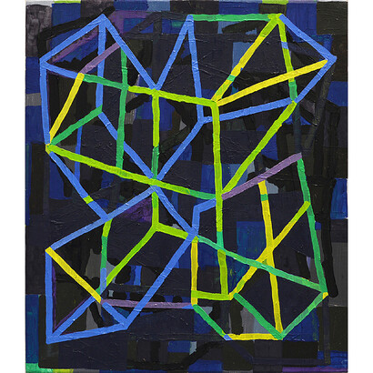 Jason Karolak, Untitled (P-1411), 2014, oil on linen, 15 x 13 inches