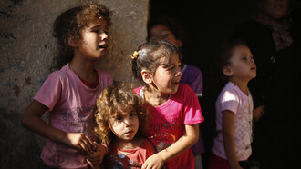 Niños palestinos