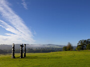 Henry Moore, Upright Motive No.1: Glenkiln Cross; Upright Motive No.2, Upright Motive No.7, 1955-56, Bronze, Photo: Jonty Wilde, Courtesy Tate, Reproduced by permission of The Henry Moore Foundation
