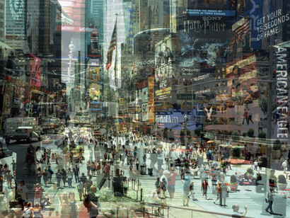 Davide Bramante, American Eagle, 2012, Double Exposition, Cm. 166x260, Edition Of  5, Courtesy Poggiali E Forconi  