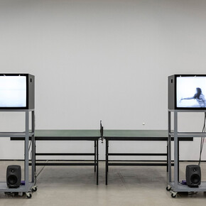 Verschiedene Künstler, Freies spiel der kräfte, ausstellungsansicht. Mit freundlicher genehmigung des Museum der Moderne