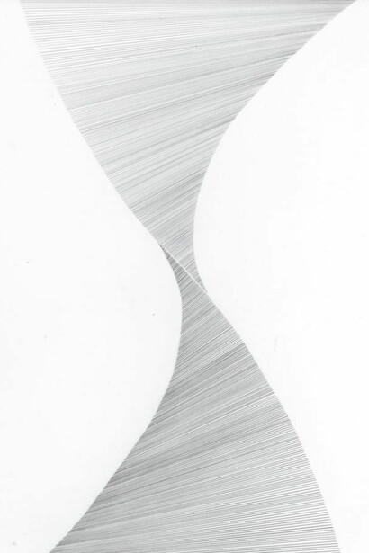 Palden Weinreb, Untitled (Turn), 2013, Graphite on paper, 29.7 x21 cm (11 ¾ x 8 ¼ in)