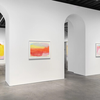 Jongsuk Yoon, Azalea spring, exhibition view. Courtesy of Marian Goodman Gallery 
