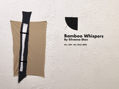 Installation view, Bamboo whispers, 2023. Courtesy of :iidrr Gallery