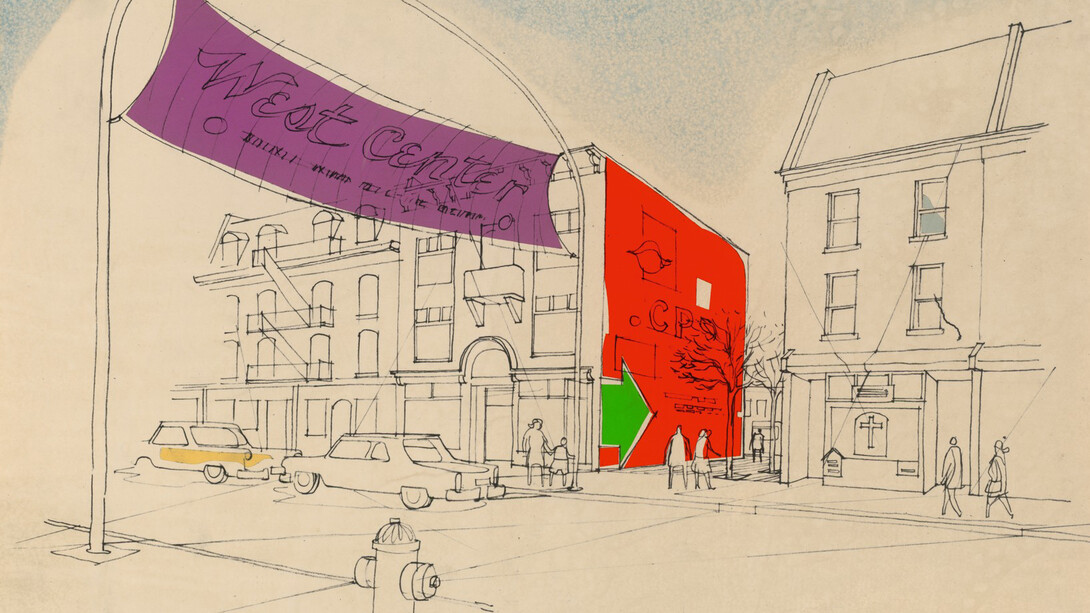 The Philadelphia Crosstown Community planning study, south street, Philadelphia, Venturi and Rauch, 1968-1972. Courtesy of Museo de Bellas Artes de Bilbao 
