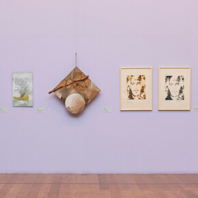 Flávio Império: tens a vontade e ela é livre, vista da exposição. Cortesia da Pinacoteca