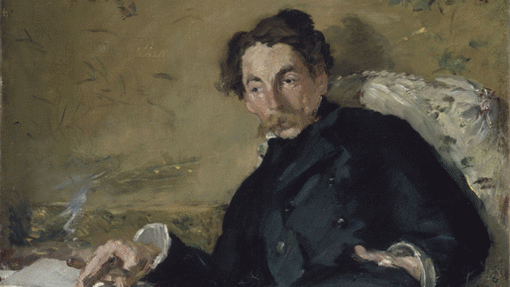 Edouard Manet (1832-1883)
Stéphane Mallarmé
1876
Olio su tela
Cm 27,5 x 36
Parigi, museo d'Orsay
acquisizione in concorso con l'Associazione Amis du Louvre e D. David Weill, 1928
© RMN-Grand Palais (Musée d'Orsay) / Hervé Lewandowski 
