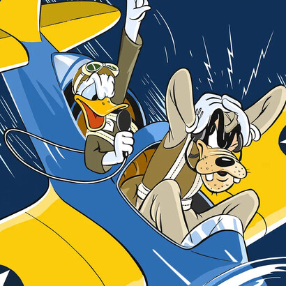 Patriotic Disney characters rallying for war bonds reflected the same optimism that colored Disney’s postwar South—a nation healed through cheerful mythmaking