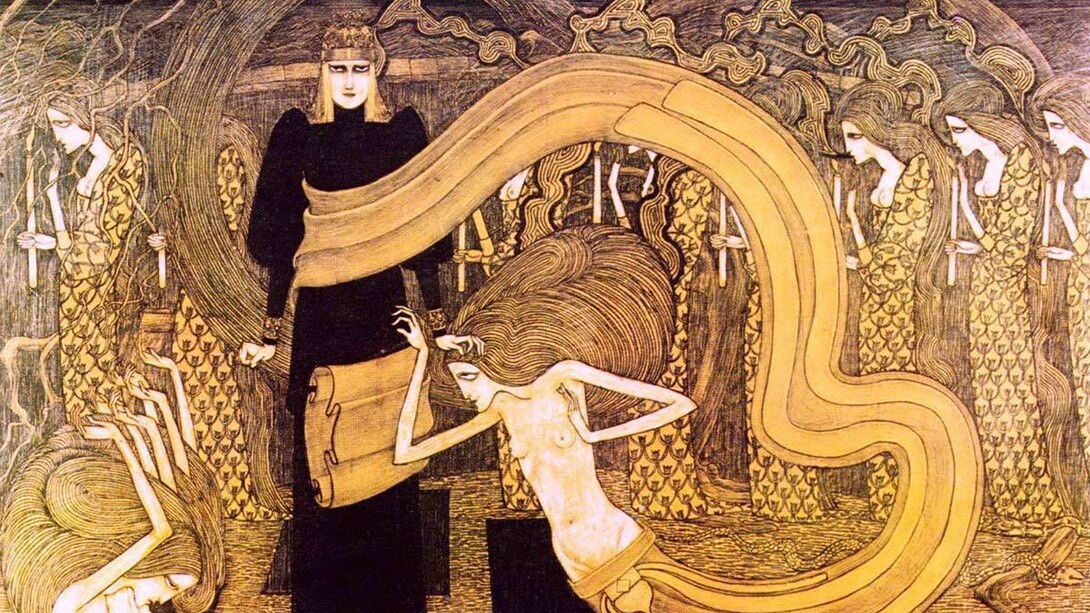 Jan Toorop, Fatalismo, 1893. 