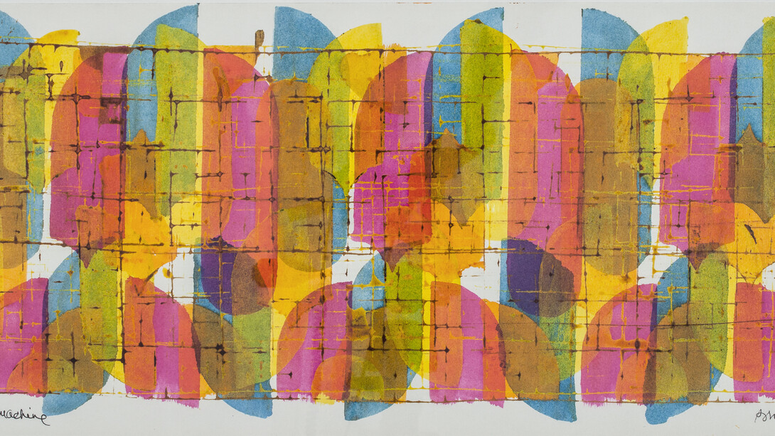 Brion Gysin, Dreamachine (detail), 1979. Courtesy of Musée d’Art Moderne de Paris