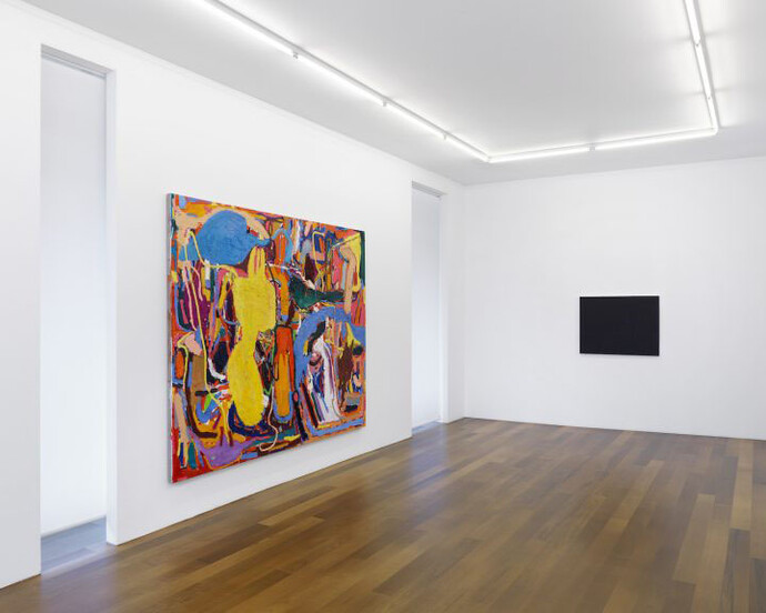 André Butzer, Exhibition view. Courtesy of Galerie Xippas