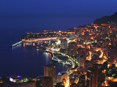 Night view of Monte Carlo