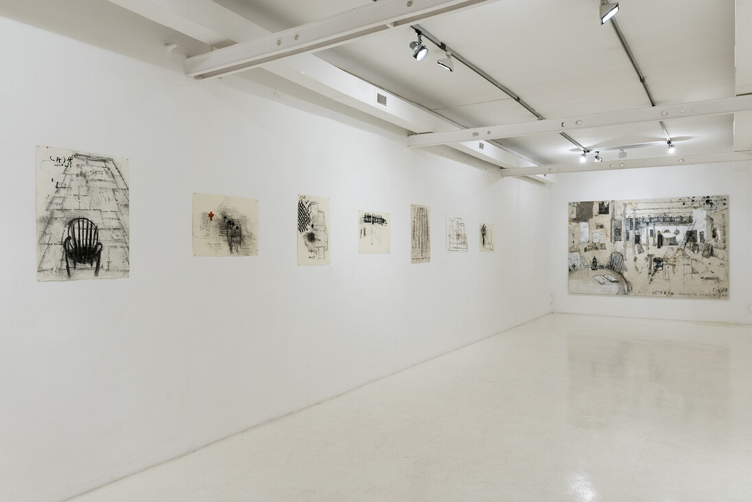 Interno via degli Ausoni, Fondazione Pastificio Cerere, Installation view. Crediti: Andrea Musicò