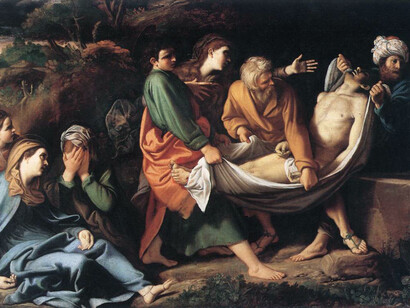 Sisto Badalocchio- Entierro de Cristo