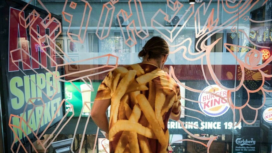 Fish 'N' Chips, Exhibition view. Courtesy of Art Supermarket