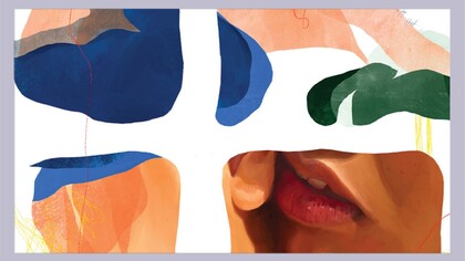 Nella foto un dettaglio della cover di "Dialogue", ultimo album di Jacopo Fagioli su disegno di Claire Cross