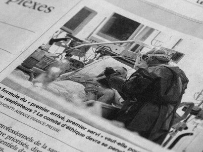 Malas noticias en el periódico