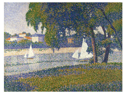 Charles Angrand. The Seine at Courbevoie: La Grande Jatte, 1888. Larock-Granoff Collection. Courtesy of The Art Institute of Chicago