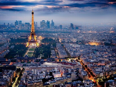 París. Vista panorámica de la ciudad