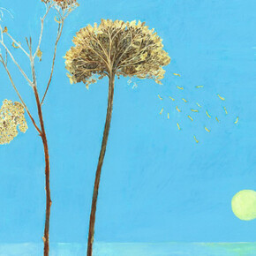 Jocelyn Clarke, Yarrow, 2014, 36 x 41 cm, oil on board