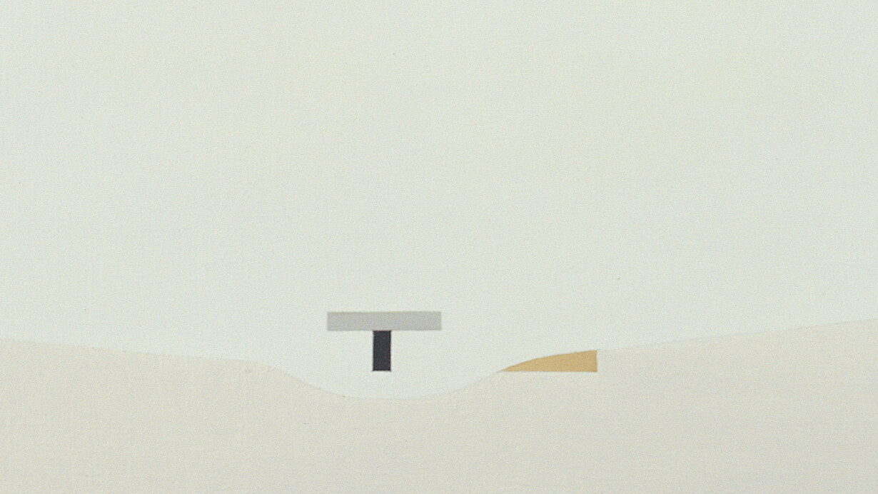 Arturo Bonfanti 1963_ Composizione 144, 1963, olio su tela, cm 30x35