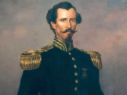 El sargento mayor Máximo Blanco Rodríguez. Obra de Aquiles Bigot