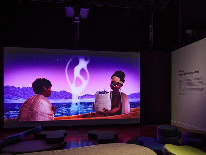 Barani, a Sydney Harbour Story, exhibition view. Courtesy of the Australian National Maritime Museum