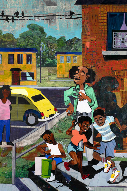 Melvin L. Nesbitt Jr., Spoonman (detail), 2025. Courtesy of Hemphill Gallery 