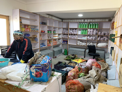 Warehouse of Gortsa's delivery service, Ladakh © Tundup Dorjey