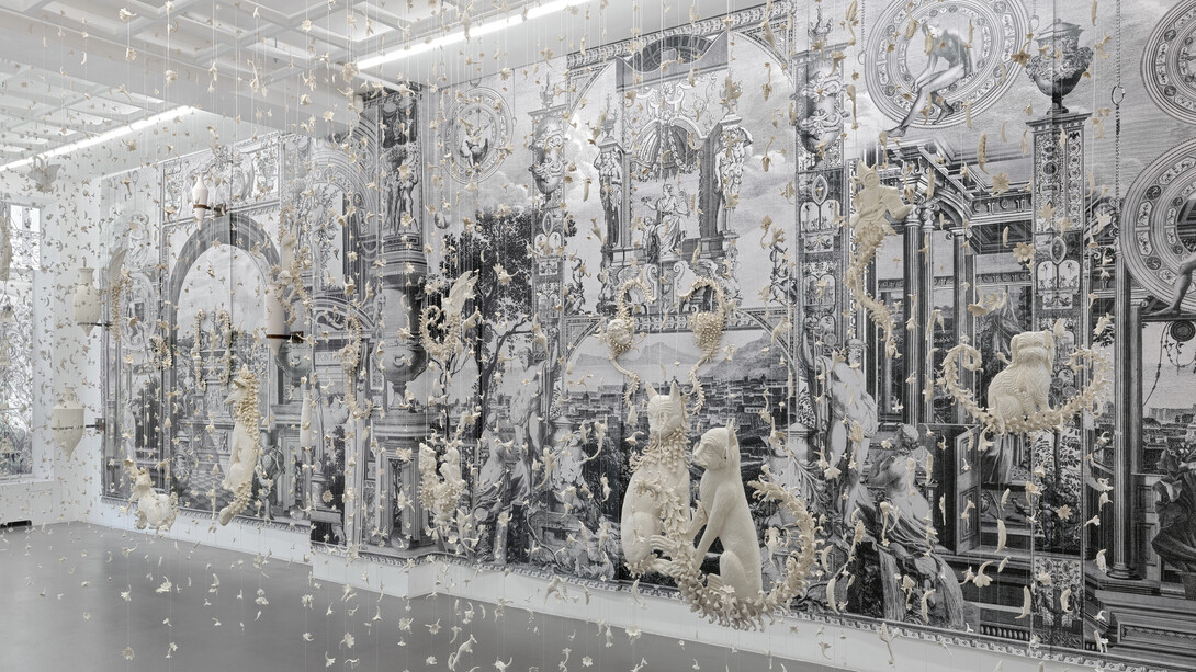 Diego Cibelli, A life ahead, exhibition view. Courtesy of Galerie Mezzanin. Photo by Annik Wetter