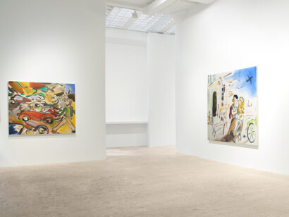 Sophie von Hellermann, After a dream, exhibition view. Courtesy of Greene Naftali