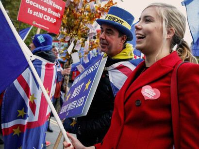 Protesta contra el Brexit en Hyde Park