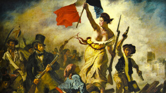 'La Libertad guiando al pueblo' (1830) del artista romántico Eugène Delacroix