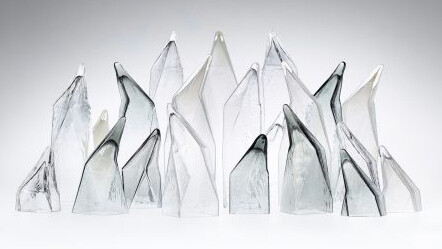 Contemporary glass art. Courtesy of Mudac
