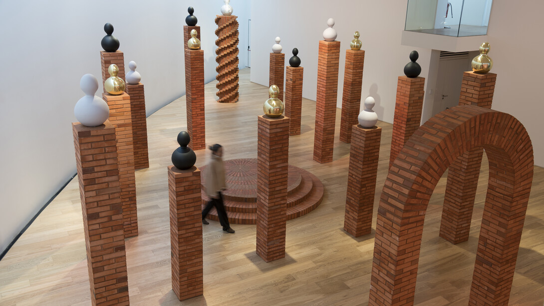 Mônica Ventura, Rosa Luna, vista de exhibición. Cortesía de la Fundación Cervieri Monsuárez