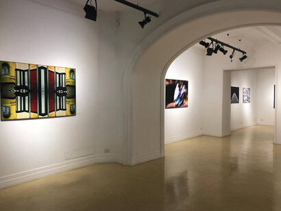 Maria Mulas, Paolo Sollazzo e Emiliano Pinnizzotto. Courtesy of Gallerja 