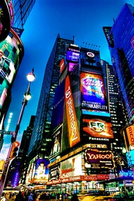 Times Square, en el corazón de Manhattan, Nueva York