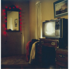 Robby Müller,
While shooting 'Down by Law, 1985,
Polaroid 600
© Robby Müller Archive
Courtesy Robby Müller Archive & Marian Goodman Gallery