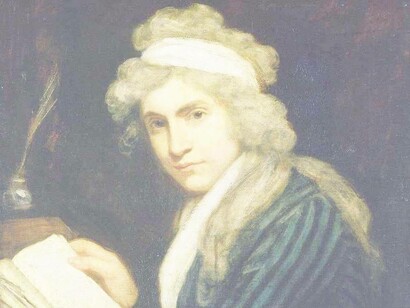 The early life of Mary Wollstonecraft where she's captured reading and enlightening her mind